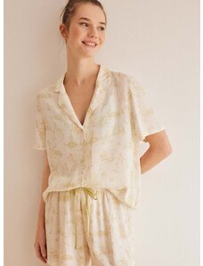 Пижама women'secret дамска в бяло