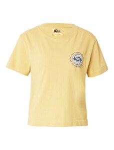 QUIKSILVER Тениска 'UNISCREENSS' нейви синьо / пастелно жълто / бяло