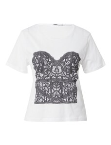 Sisley Тениска черно / бяло