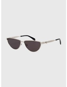 Слънчеви очила Alexander McQueen в сребристо AM0456S