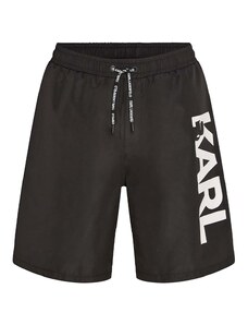 KARL LAGERFELD M Бански Karl Logo Long Boardshorts 241M2204 999 black