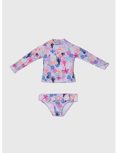 Бебешки бански костюм от две части zippy в лилаво