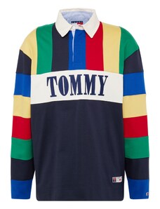 Tommy Jeans Тениска нейви синьо / жълто / червено / бяло