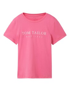 TOM TAILOR Тениска питая / бяло