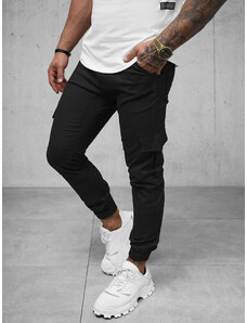 Мъжки чино панталон джогинг черни OZONEE A/404