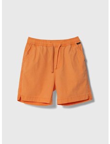 Детски къси панталони Quiksilver TAXER YOUTH в оранжево с регулируема талия