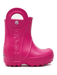 Гумени ботуши Crocs Handle It Rain Boot Kids 12803 Candy Pink