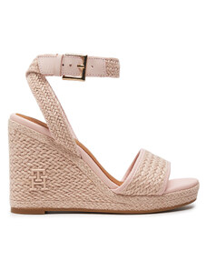 Еспадрили Tommy Hilfiger Th Rope High Wedge Sandal FW0FW07926 Whimsy Pink TJQ