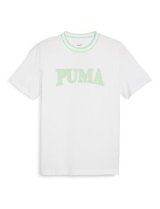 PUMA Тениска светлозелено / бяло
