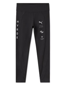 PUMA Спортен панталон 'HYROX' черно / бяло