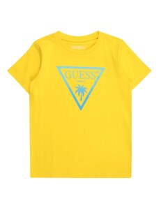 GUESS Тениска 'MINIME' светлосиньо / жълто