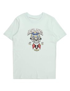 Jack & Jones Junior Тениска 'COCONUT' светлосиньо / светложълто / червено / черно