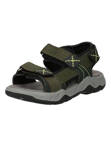 LURCHI Отворени обувки 'Odono' маслина / светлозелено / черно