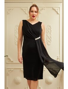 RMG 6009 Black Дамска рокля