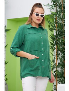 RMG 4764 Green Дамска риза