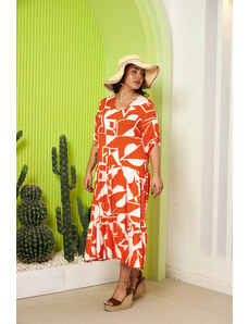 RMG 6387 Orange Дамска рокля