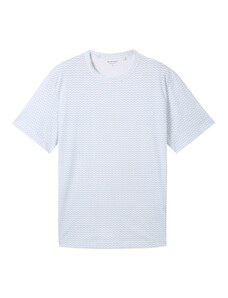 TOM TAILOR Тениска светлосиньо / бяло