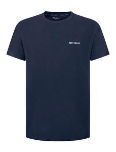 Pepe Jeans Тениска 'CALLUM' нейви синьо / бяло