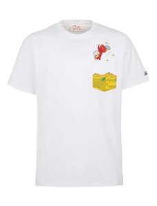 MC2 SAINT BARTH T-Shirt With Front Pocket And Print AUS0001-04835F paperon de paperoni 01n