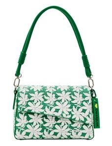 Desigual Чанта за през рамо 'Viceversa' зелено / бяло