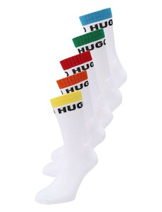 HUGO Къси чорапи светложълто / зелено / черно / мръсно бяло
