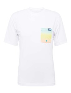 BILLABONG Функционална тениска 'TEAM' лазурно синьо / светлосиньо / пастелно оранжево / бяло
