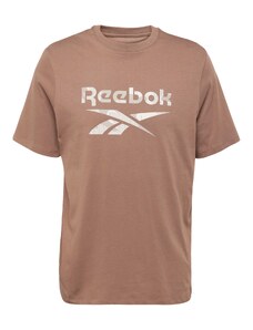 Reebok Функционална тениска 'MOTION' светлобежово / кафяво / бяло