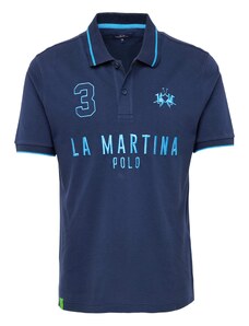 La Martina Тениска морскосиньо / светлосиньо
