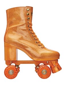 Ролкови кънки Impala Sparkle Orange High Heel Rollerskates x Marawa