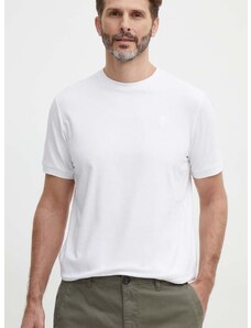 Тениска Karl Lagerfeld в бяло с изчистен дизайн 542221.755055