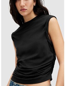Блуза AllSaints WEST TANK в черно с изчистен дизайн WM535Z