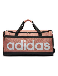 Сак adidas Essentials Linear Duffel Bag Medium IL5764 wonder clay/white
