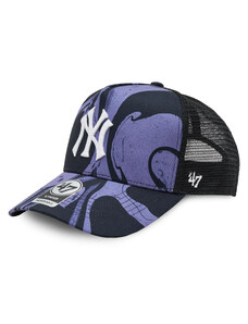 Шапка с козирка 47 Brand Mlb New York Yankees Enamel Twist Mesh '47 Mvp Dt B-ENLDT17PTP-PP Purple
