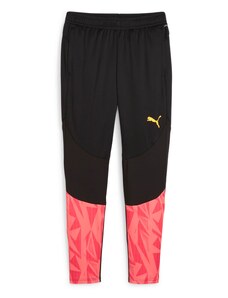 PUMA Спортен панталон 'Individual Final' жълто / тъмно коралово / сьомга / черно