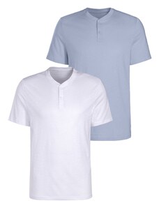 H.I.S Тениска синьо / бяло