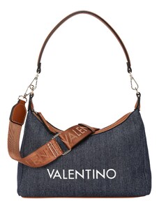 VALENTINO Чанта за през рамо 'LEITH' нощно синьо / карамел / бяло