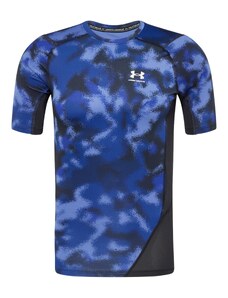 UNDER ARMOUR Функционална тениска синьо / нейви синьо / черно / бяло