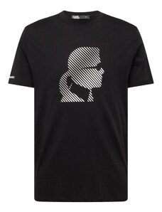 Karl Lagerfeld Тениска черно / бяло