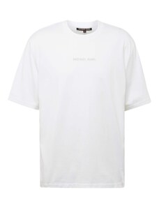 Michael Kors Тениска 'VICTORY' сиво-бежово / бяло