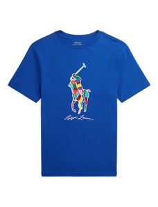 Polo Ralph Lauren Тениска синьо / светлосиньо / червено / бяло