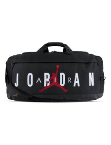 Jordan Спортна чанта 'JAM VELOCITY' червено / черно / бяло