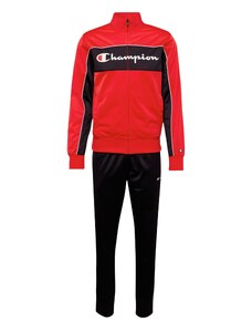 Champion Authentic Athletic Apparel Облекло за трениране огнено червено / черно / бяло