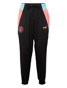 PUMA Спортен панталон 'MCFC' светлосиньо / розово / черно