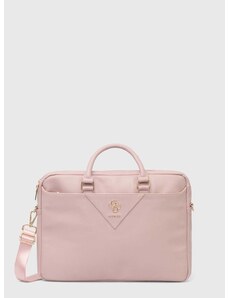 Чанта за лаптоп Guess в розово