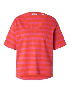 ESPRIT Тениска розов меланж / червено