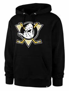 Men's Sweatshirt 47 Brand NHL Anaheim Ducks Imprint BURNSIDE Hood
