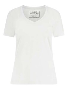 GUESS T-Shirt Ss Vn Slubby Tee W4GI66KC8T0 g011 pure white
