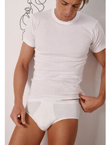 Comfort Мъжка тениска с къс ръкав - Бяло