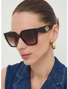 Слънчеви очила Dolce & Gabbana в кафяво 0DG4438