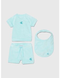 Комплект за бебета Calvin Klein Jeans в тюркоазено